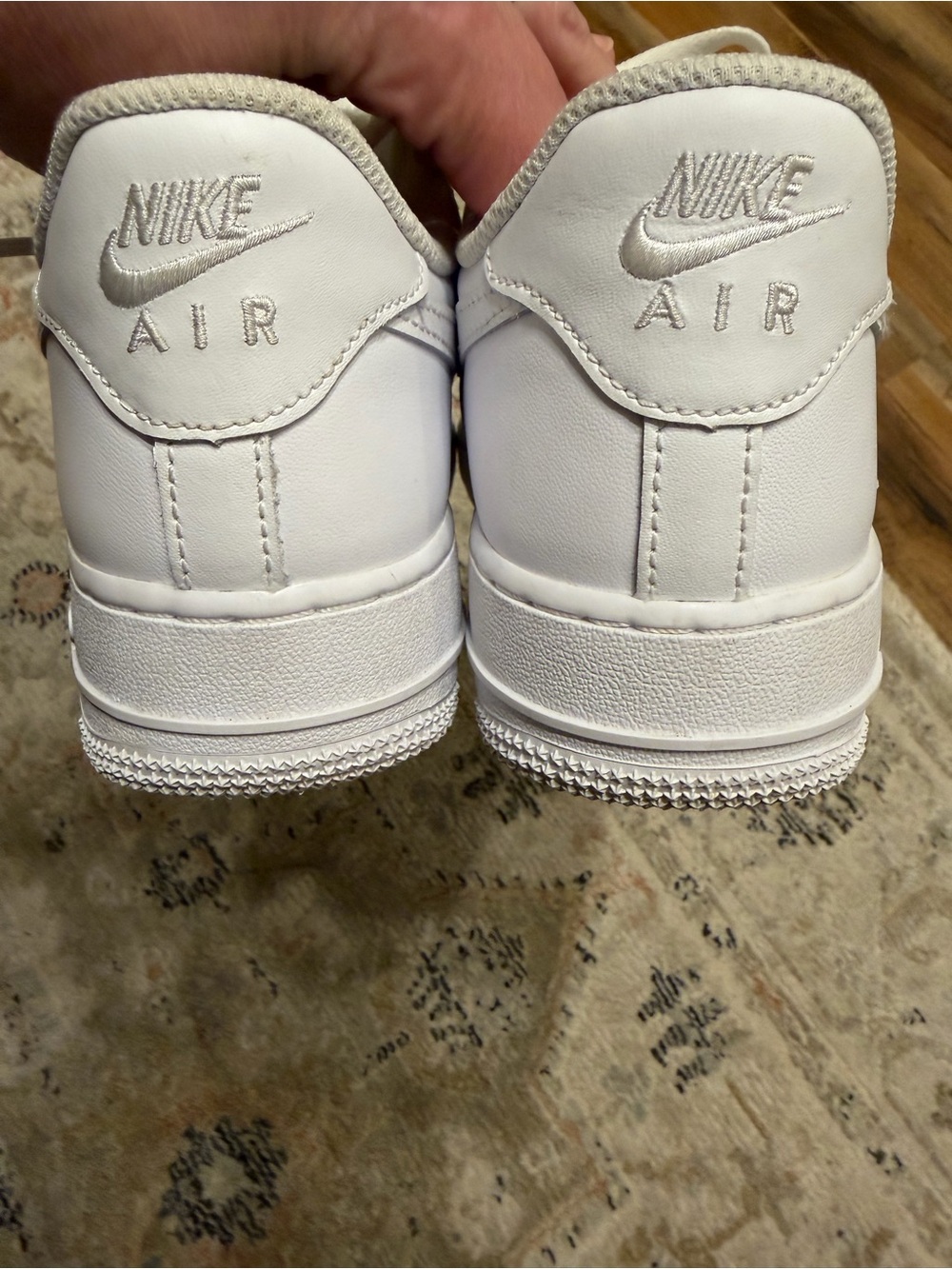 Nike All-White Low-Top Sneakers - Picture 8 of 10